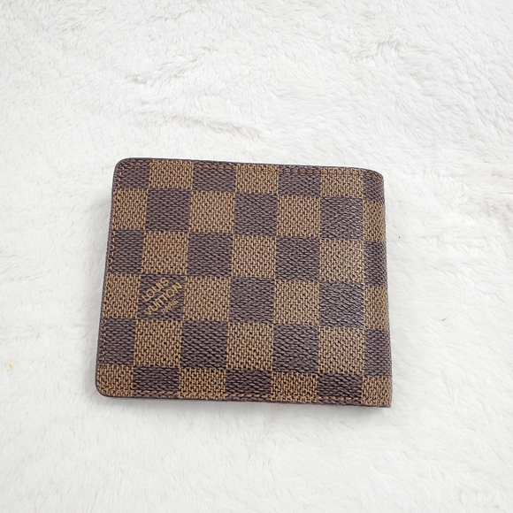 Louis Vuitton damier ebene DE men's bifold wallet - Picture 3 of 7